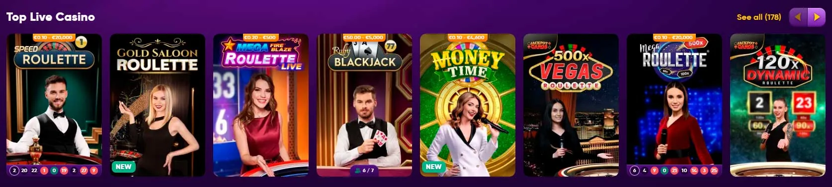 Live-Casino Kingmaker Casino